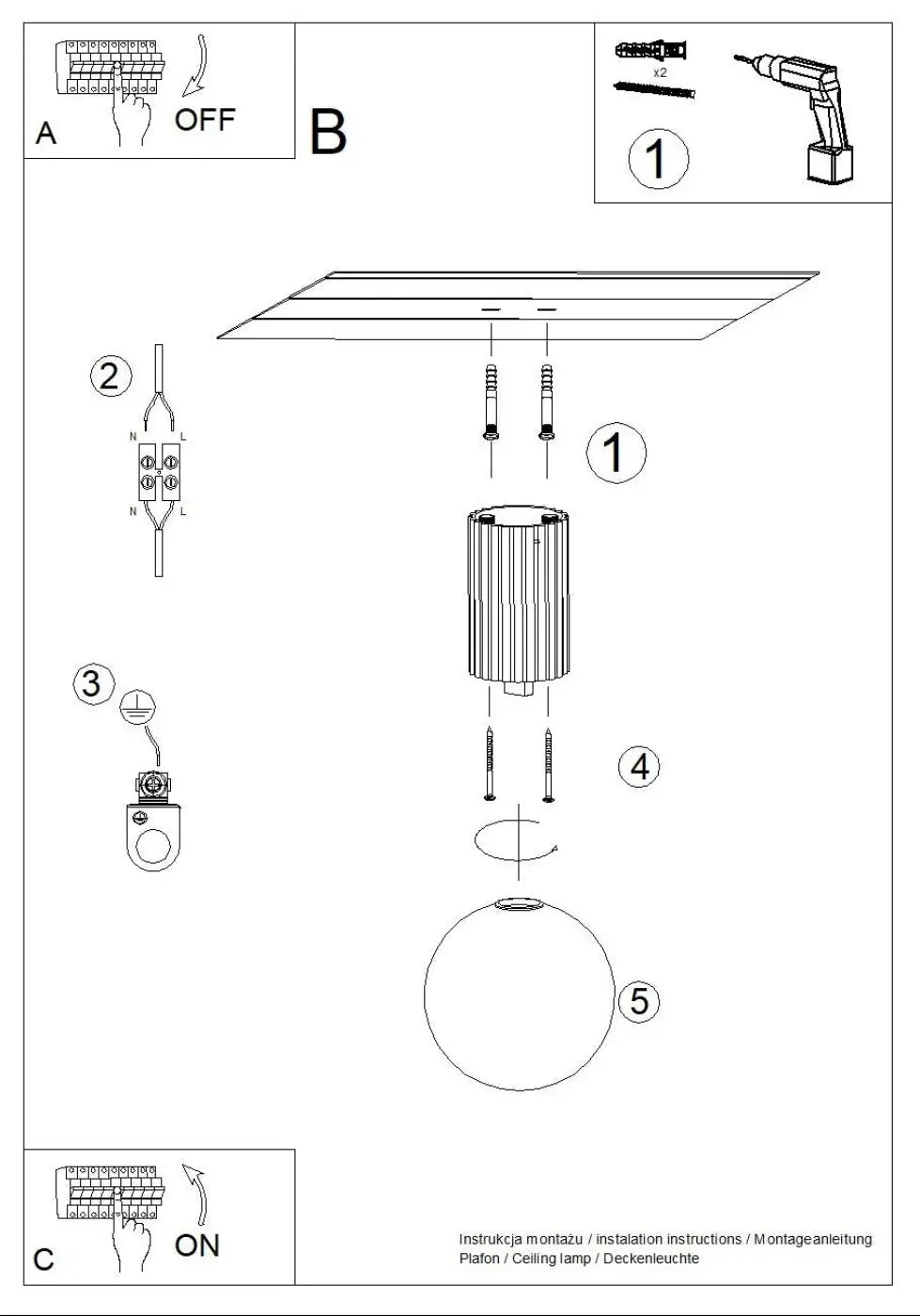 Luminaire Plafonnier Minimaliste - Halo (Rouge Ochra)
