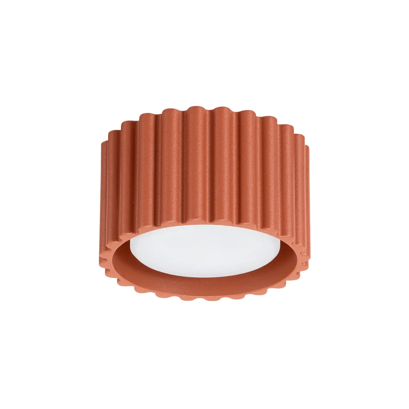 Luminaire Plafonnier Moderne - Aura 1 (Rouge Ochra)