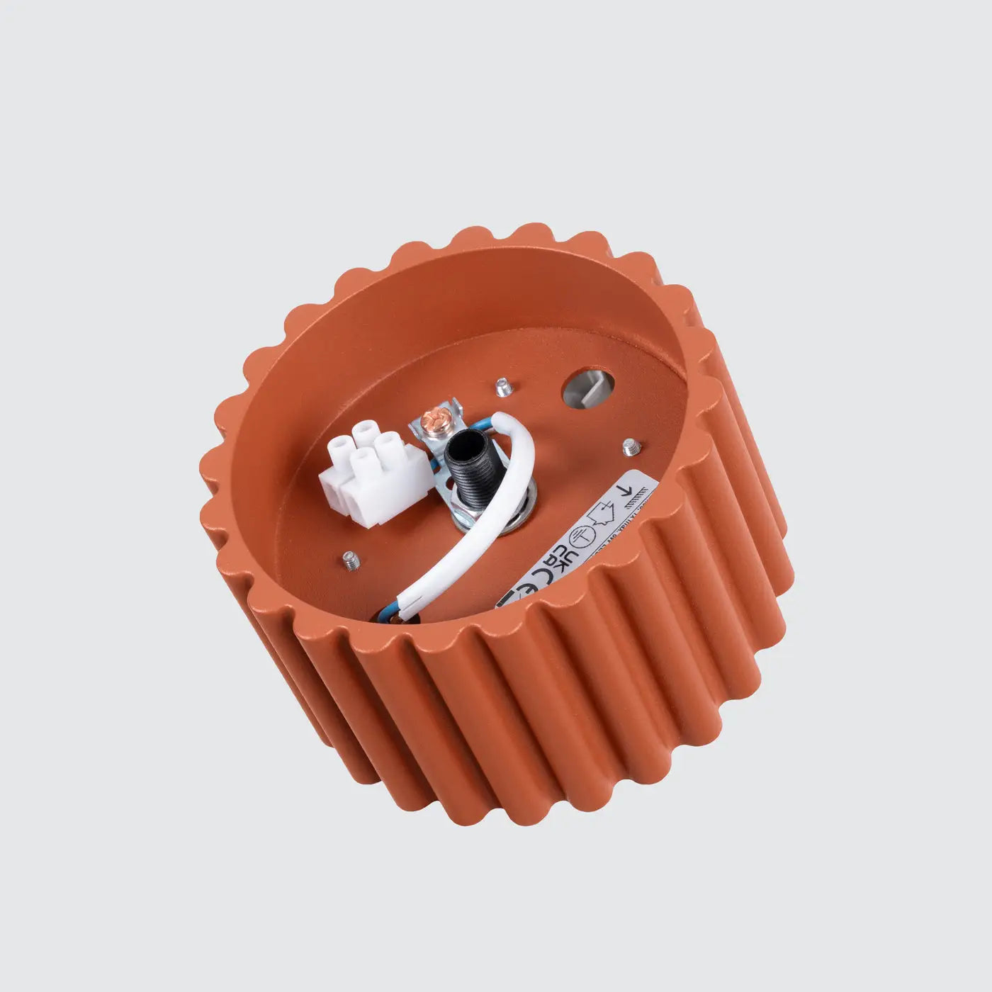 Luminaire Plafonnier Moderne - Aura 1 (Rouge Ochra)