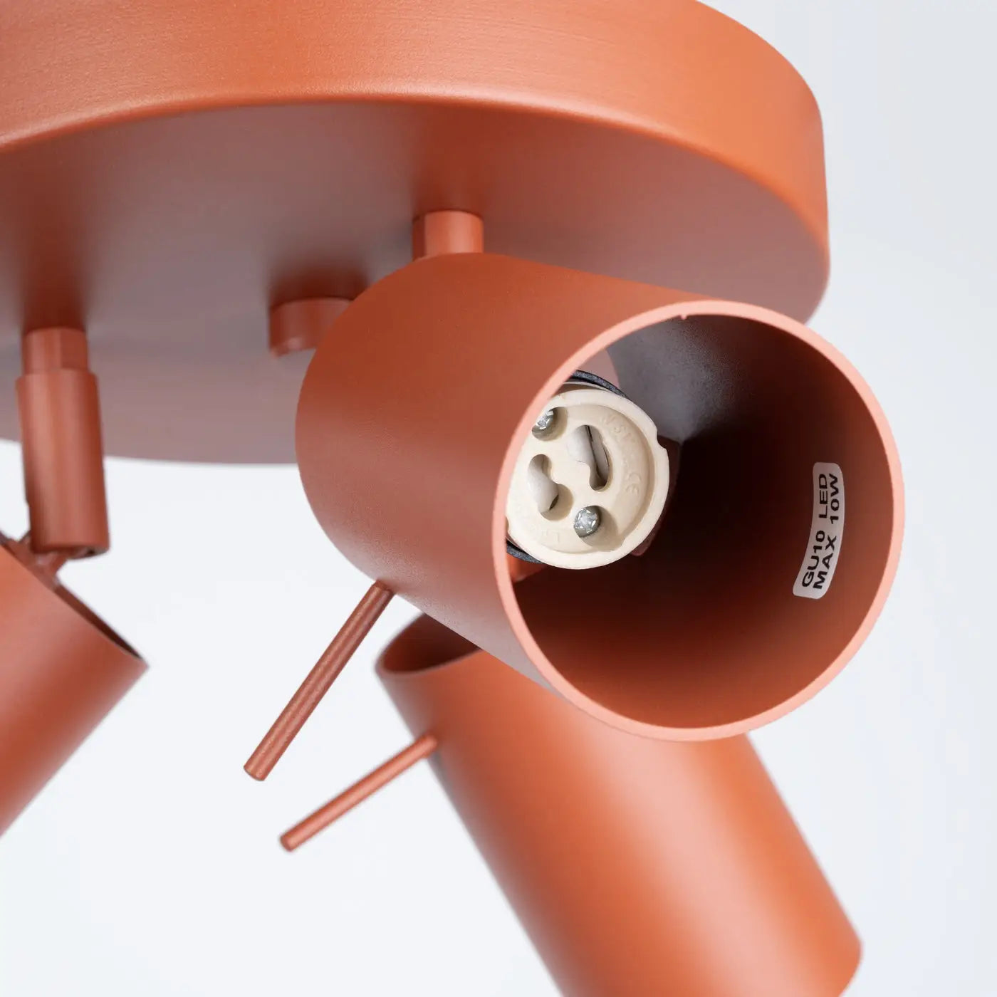 Luminaire Plafonnier Design - Ring 3P (Rouge Ochra)