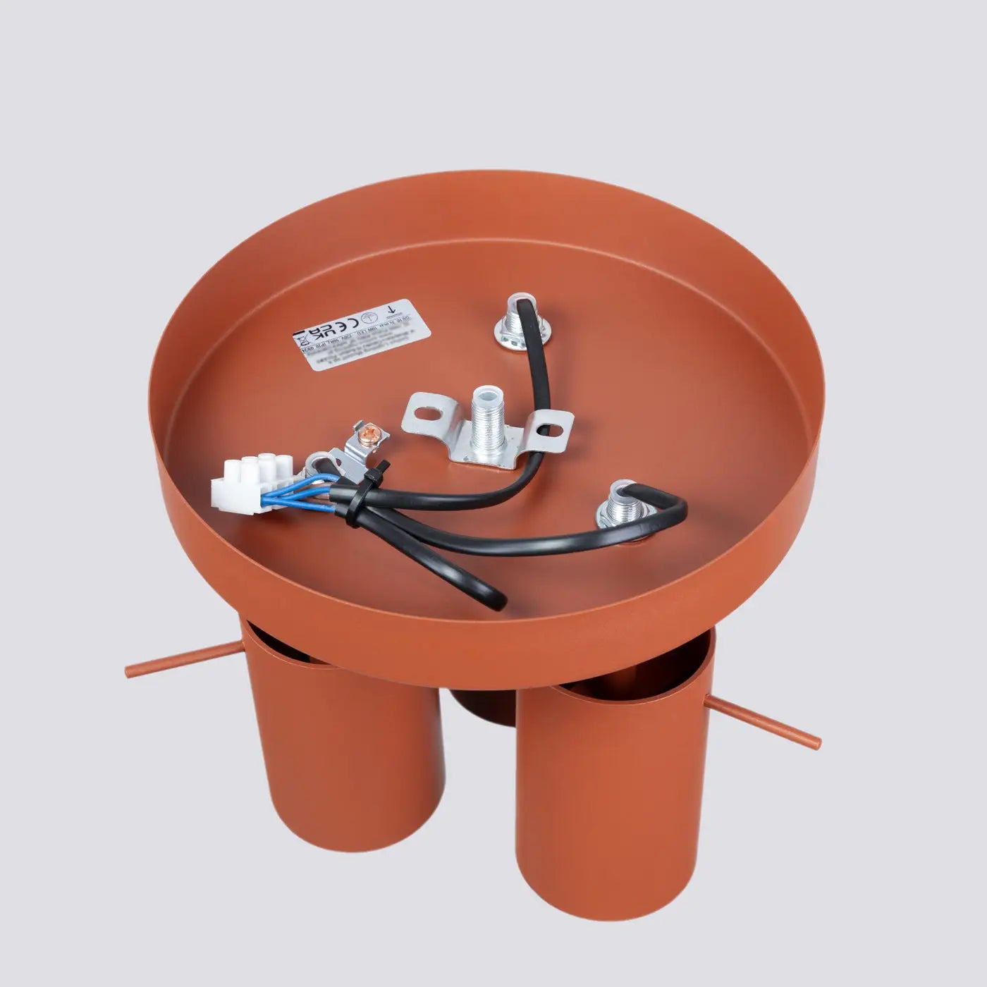 Luminaire Plafonnier Design - Ring 3P (Rouge Ochra)