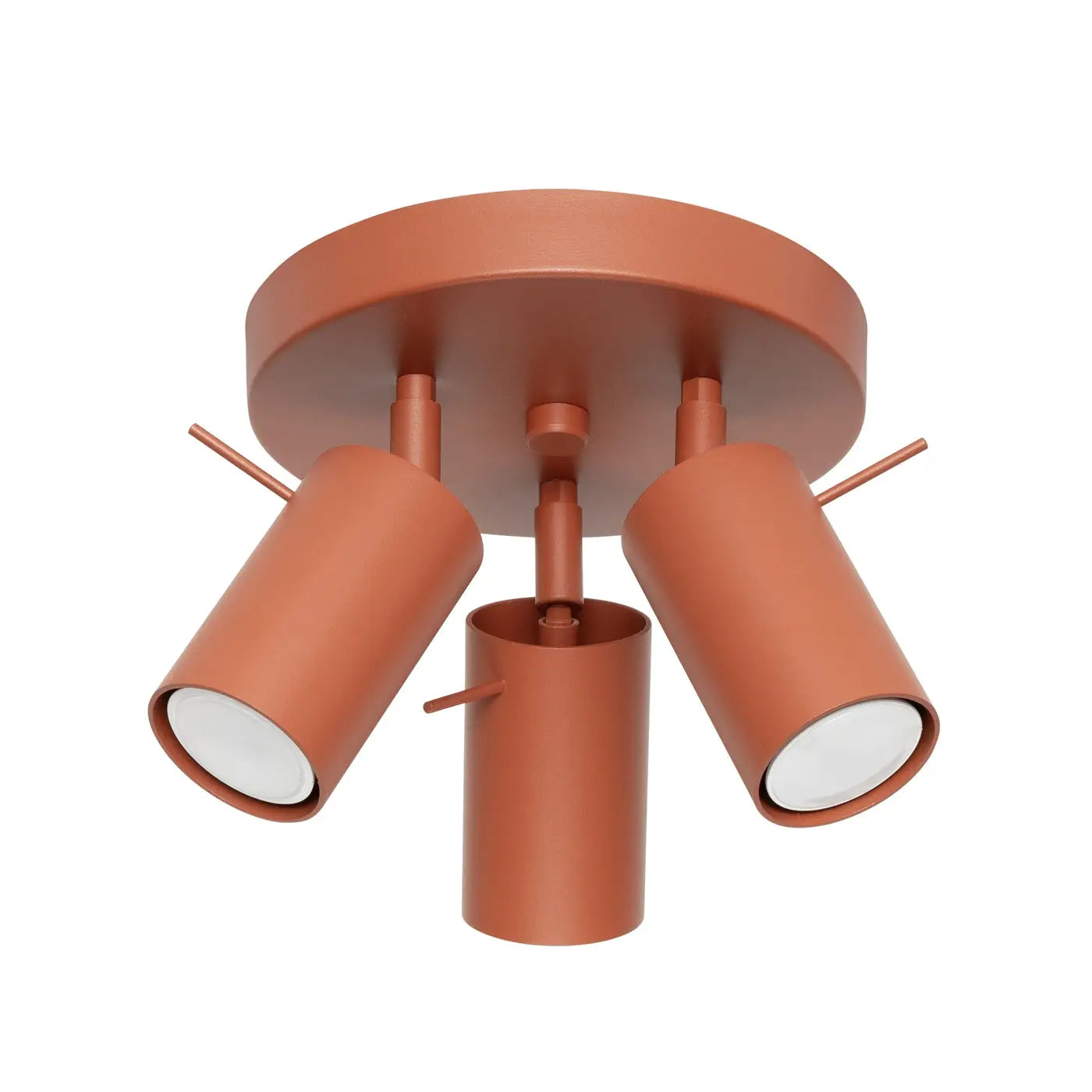 Luminaire Plafonnier Design - Ring 3P (Rouge Ochra)