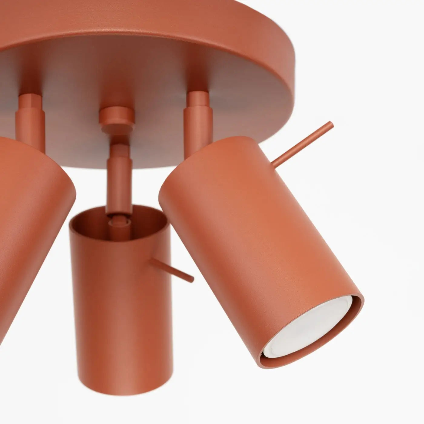 Luminaire Plafonnier Design - Ring 3P (Rouge Ochra)