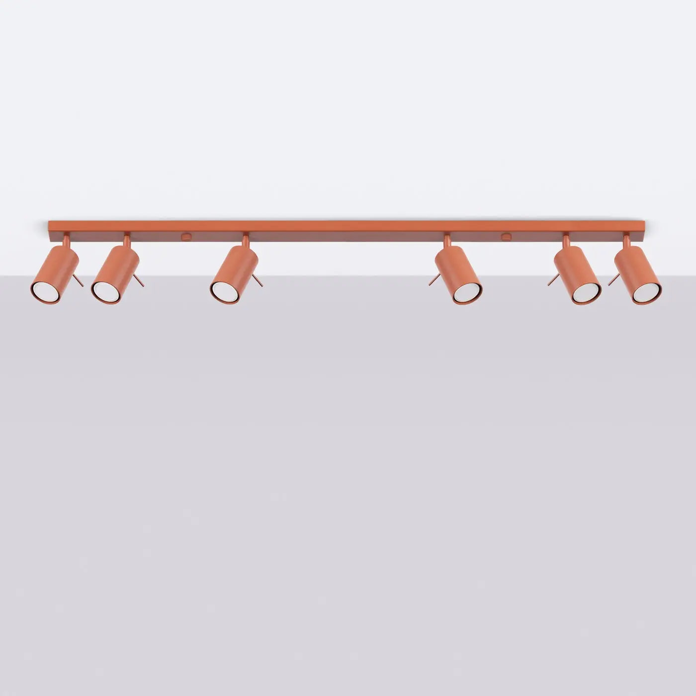 Luminaire Plafonnier - Ring 6L (Rouge Ochra)