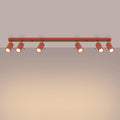 Luminaire Plafonnier - Ring 6L (Rouge Ochra)