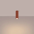Luminaire Plafonnier Design - Karbon 20  (Rouge Ocre)