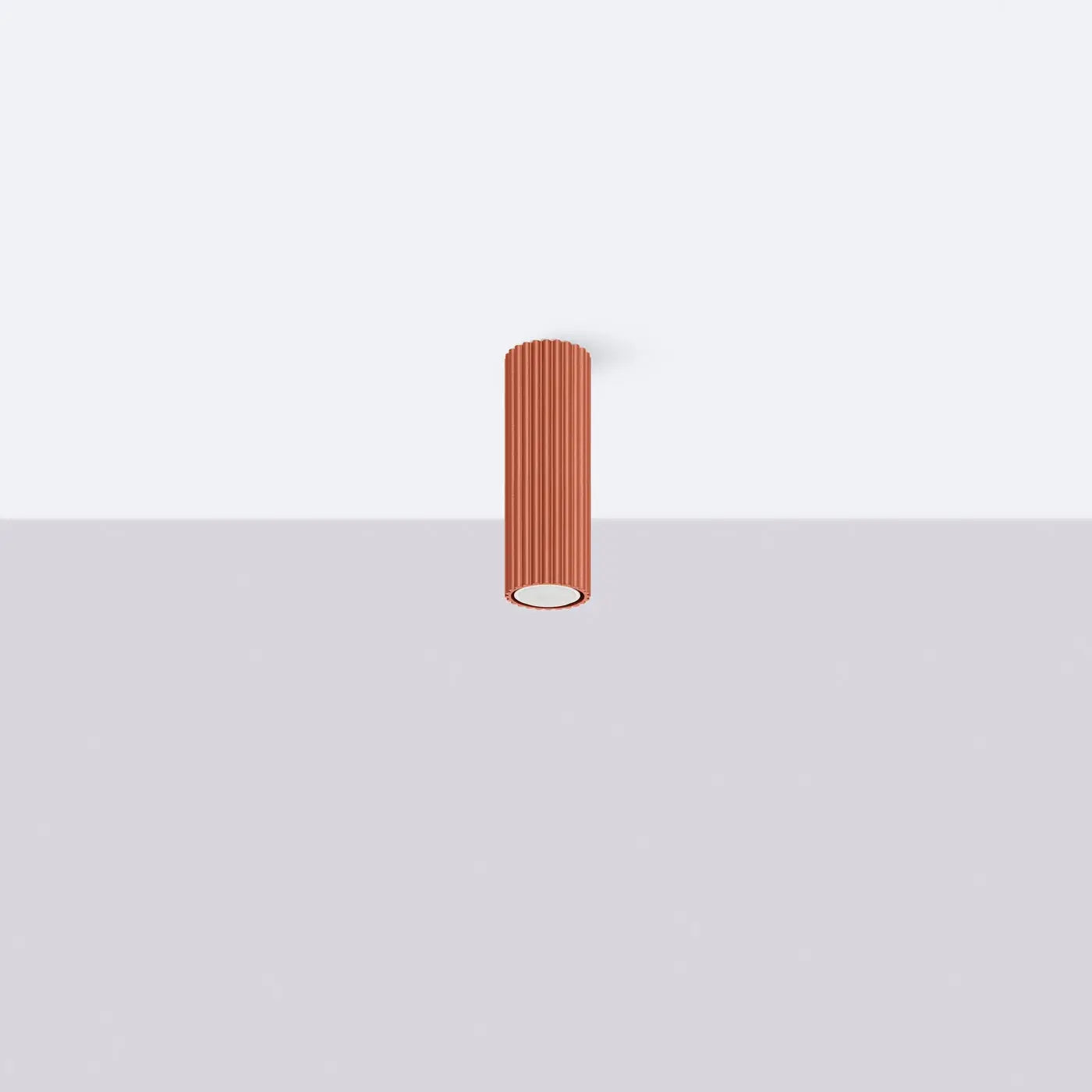 Luminaire Plafonnier Design - Karbon 20  (Rouge Ocre)