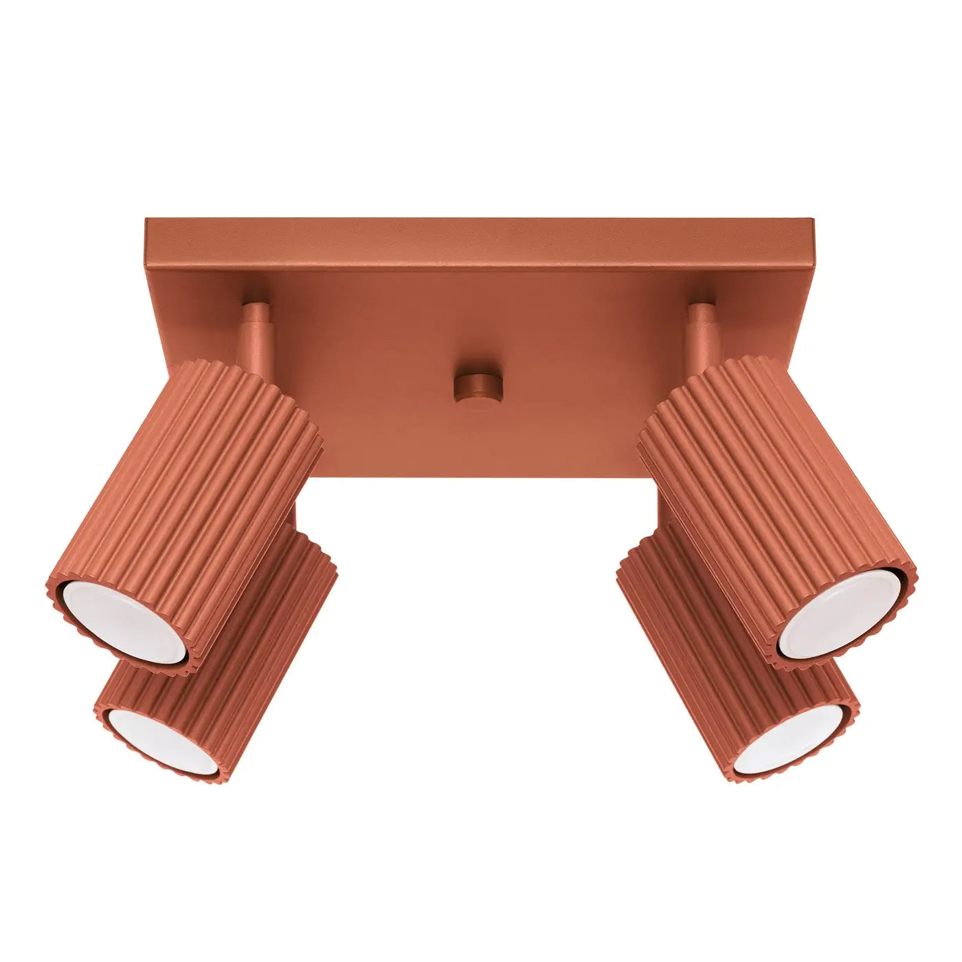Luminaire Plafonnier Design - Karbon 4 (Rouge Ocre)