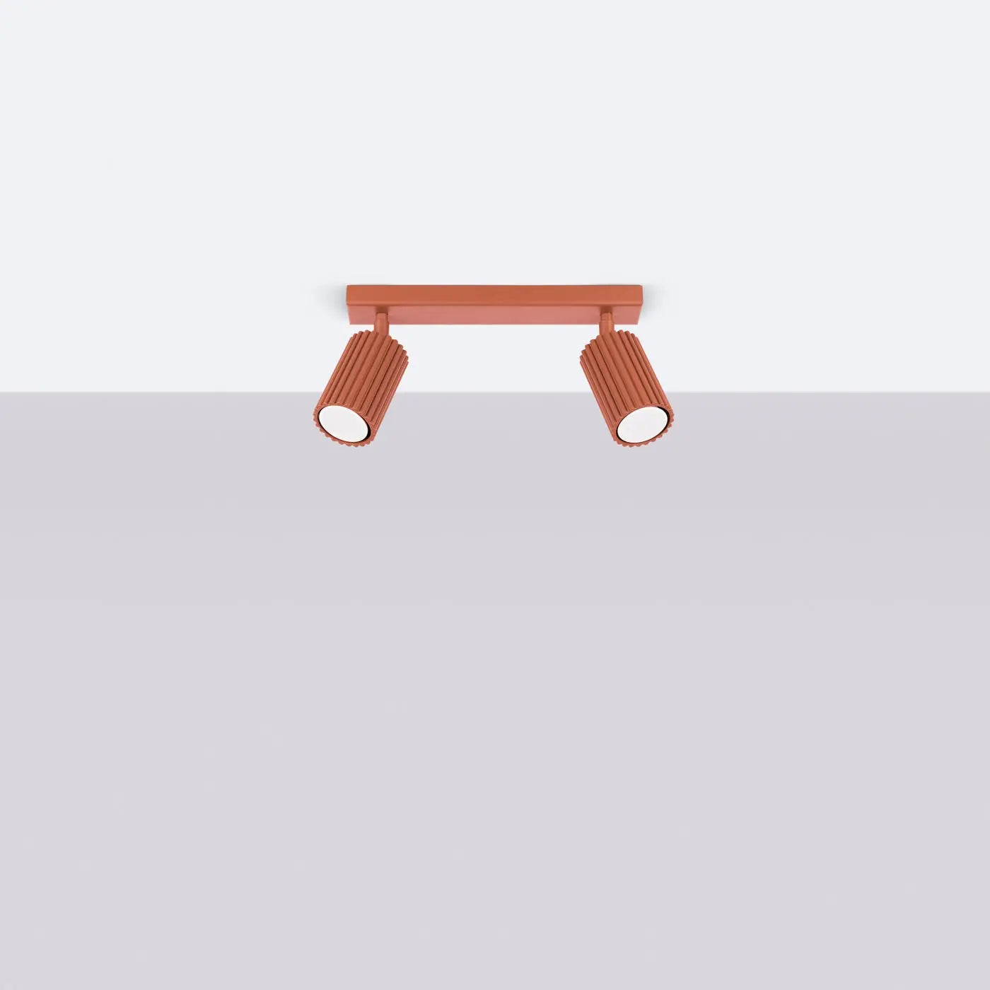 Luminaire Plafonnier Moderne - Karbon 2 (Rouge Ocre)