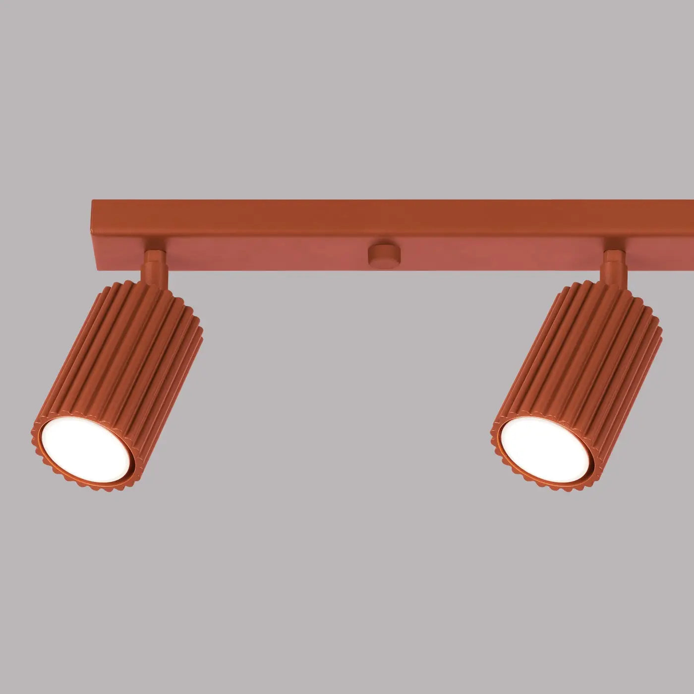 Luminaire Plafonnier - Karbon 4L (Rouge Ocre)