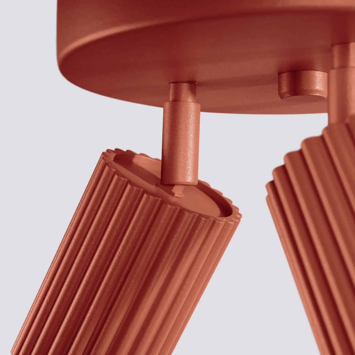 Luminaire Plafonnier Design - Karbon 3P (Rouge Ocre)