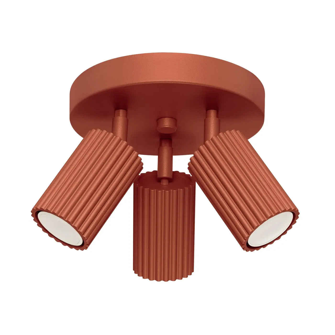 Luminaire Plafonnier Design - Karbon 3P (Rouge Ocre)