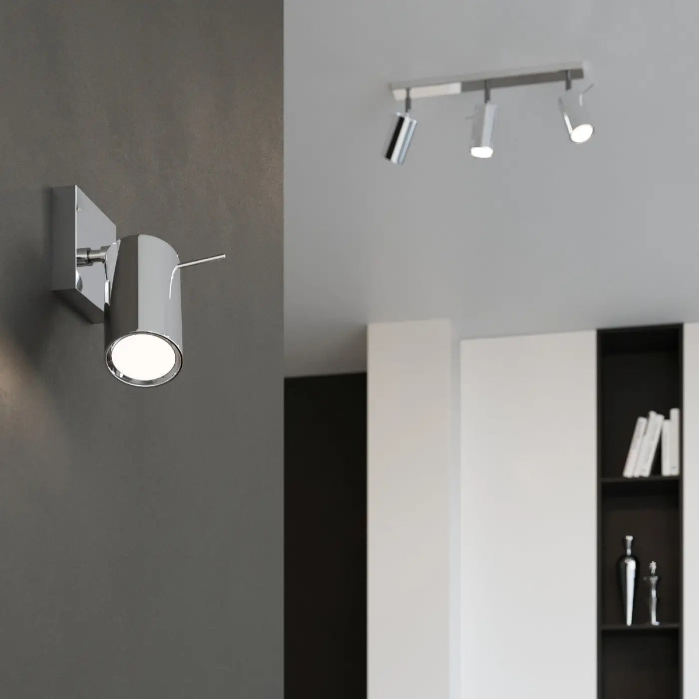 Luminaire Plafonnier Design - Ring 6L (Chrome)