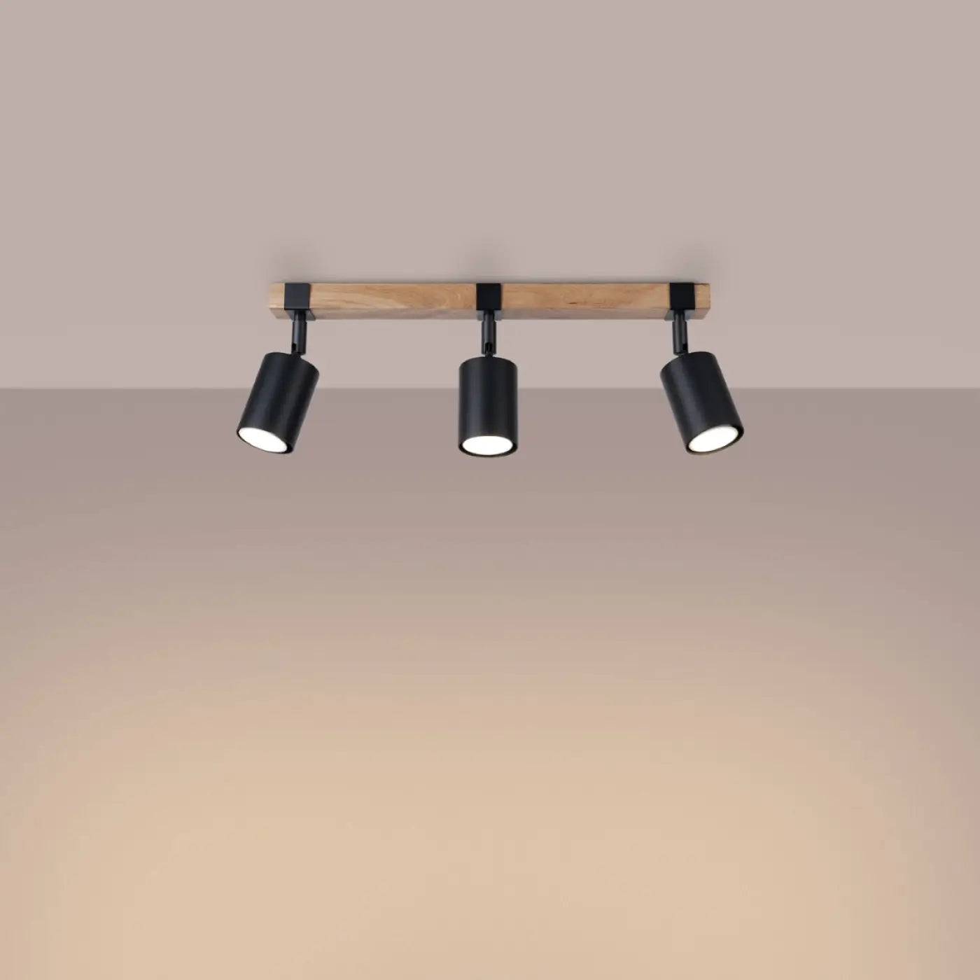 Luminaire Plafonnier Scandinave - Fager 3 (Noir)