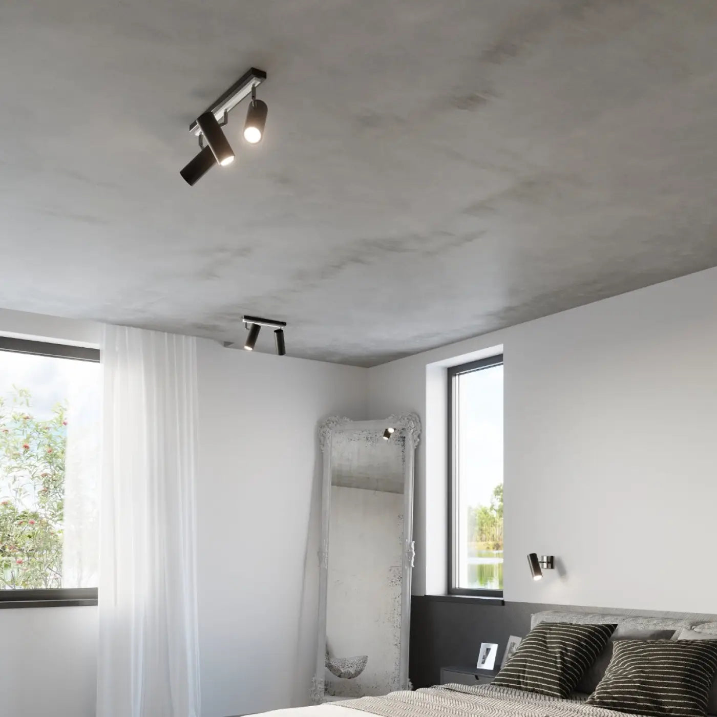 Luminaire Plafonnier Design - Direzione 1 (Noir)