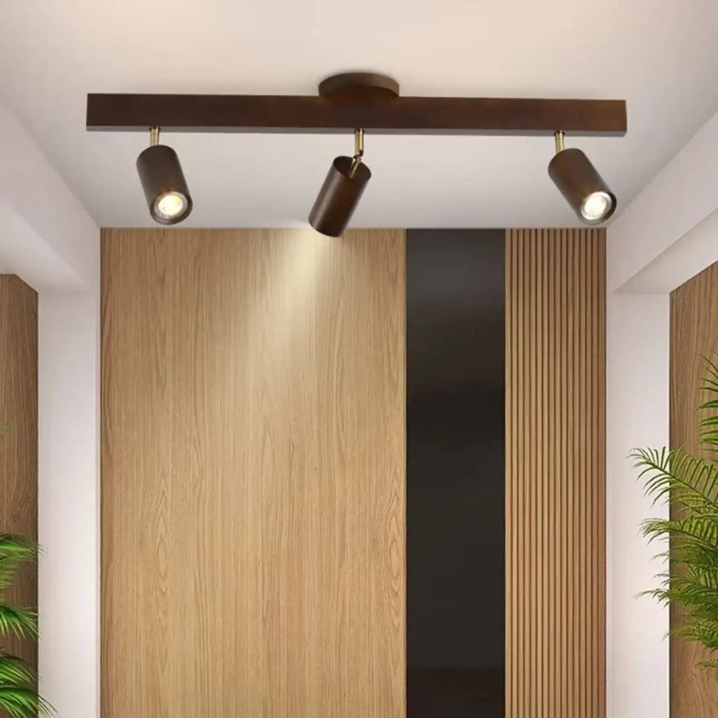 Luminaire Plafonnier Scandinave en Bois - Roomina