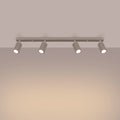 Luminaire Plafonnier Design - Karbon 4L (Taupe)