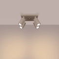 Luminaire Plafonnier - Karbon 4 (Taupe)