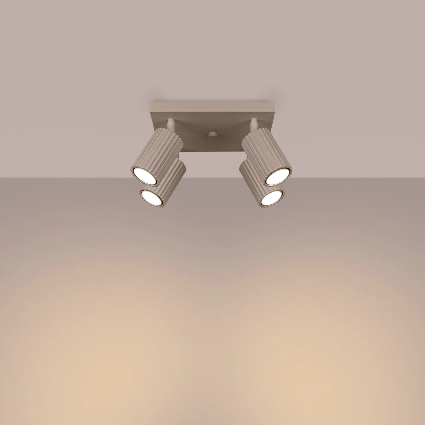 Luminaire Plafonnier - Karbon 4 (Taupe)