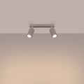 Luminaire Plafonnier Design - Karbon 2 (Taupe)