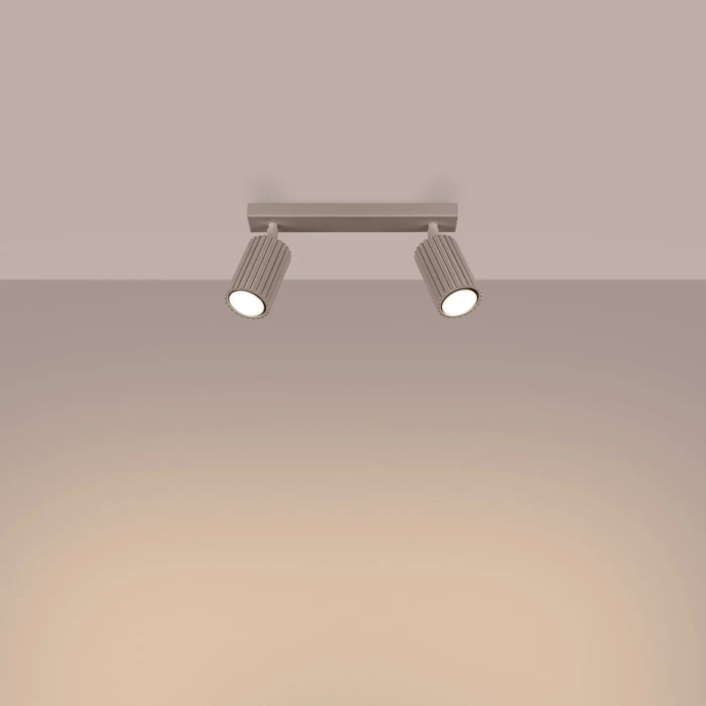 Luminaire Plafonnier Design - Karbon 2 (Taupe)