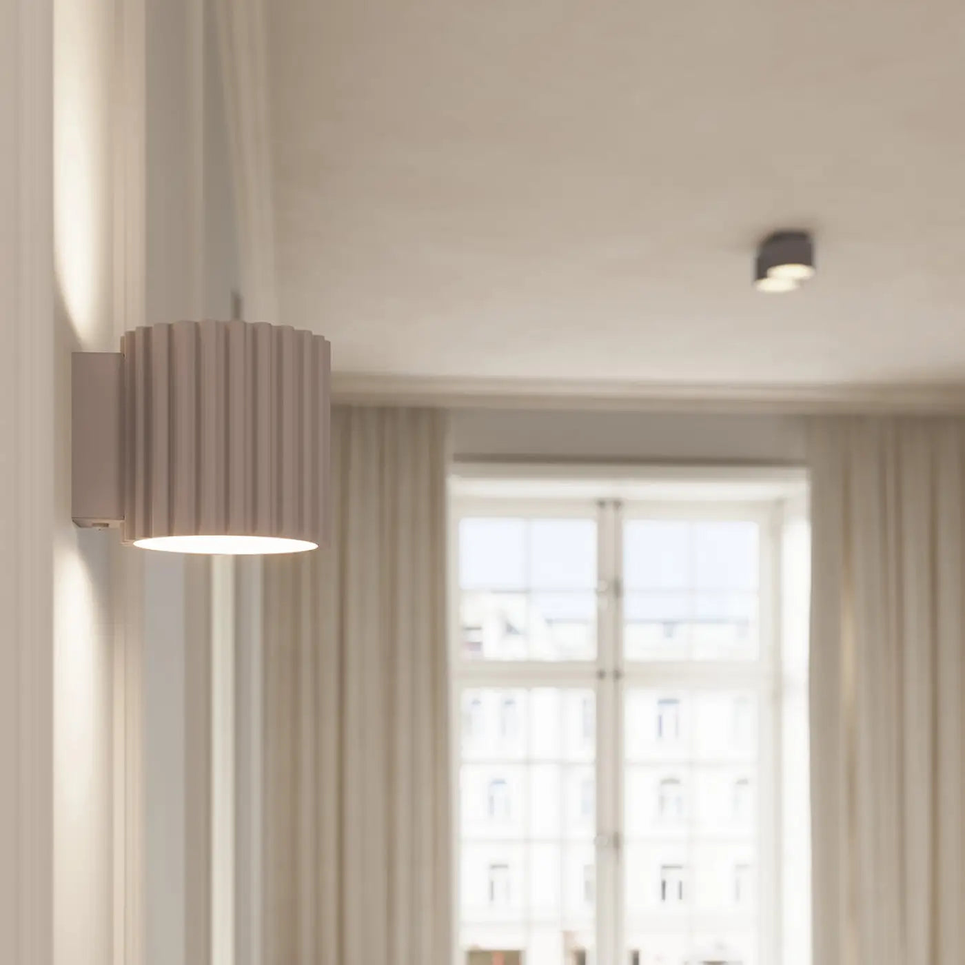 Luminaire Plafonnier Moderne - Aura 1 (Taupe)
