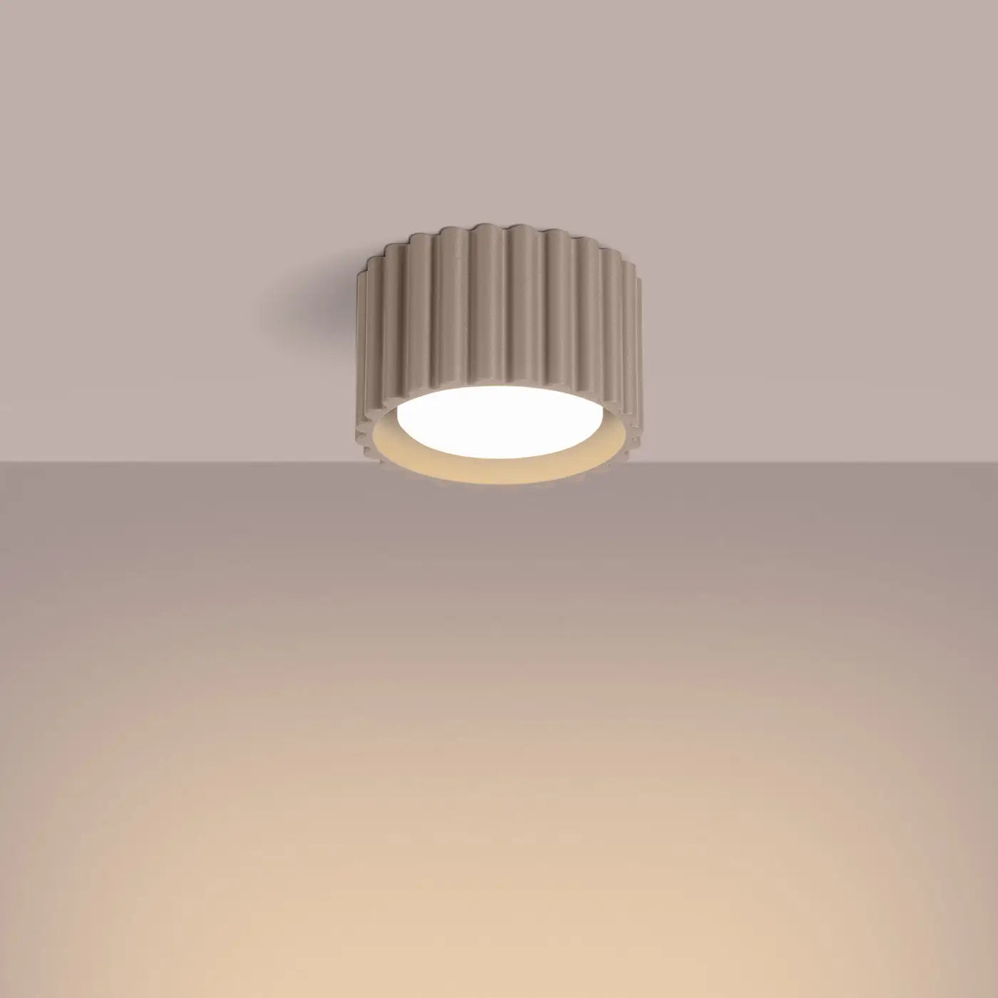 Luminaire Plafonnier Moderne - Aura 1 (Taupe)