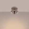 Luminaire Plafonnier Design - Karbon 3P (Taupe)