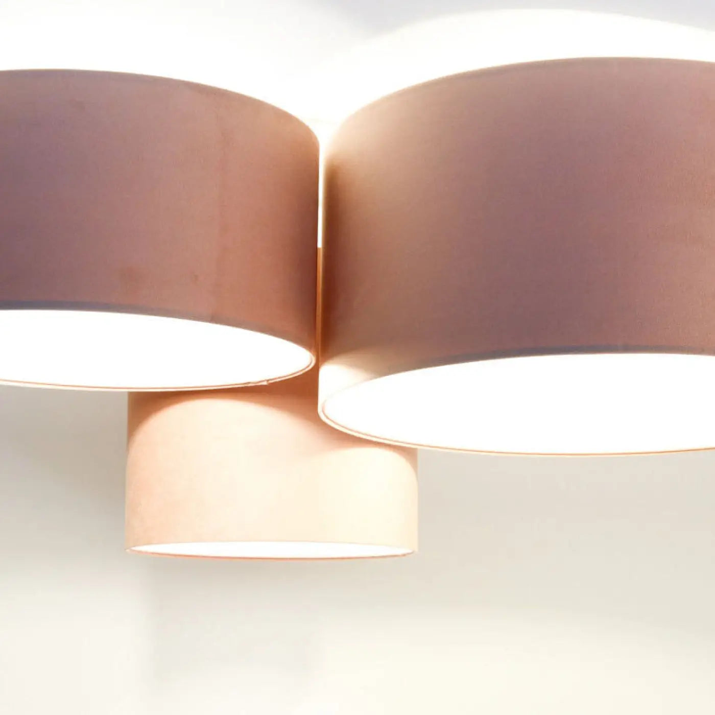 Luminaire Plafonnier Design en Tissu - Trio Jasmin