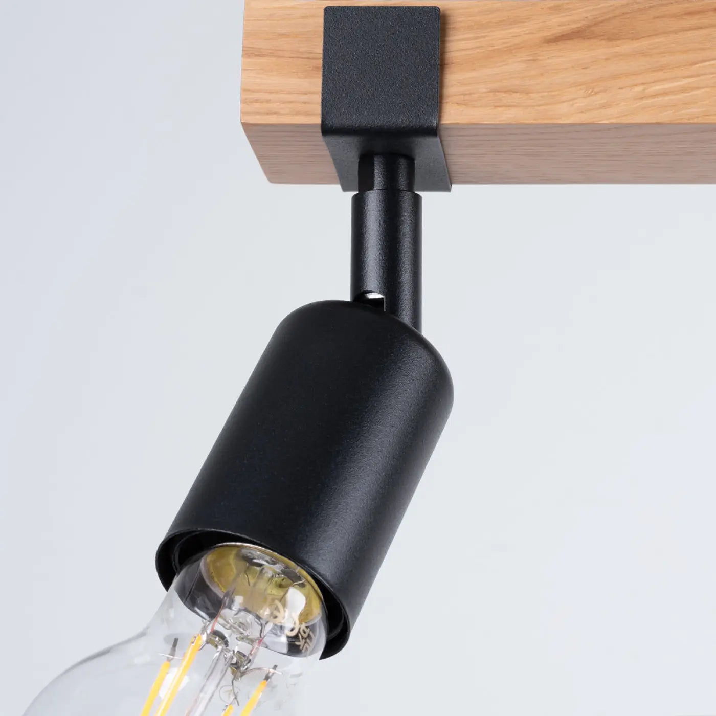 Luminaire Plafonnier en Bois - Zuca 3 (Noir)