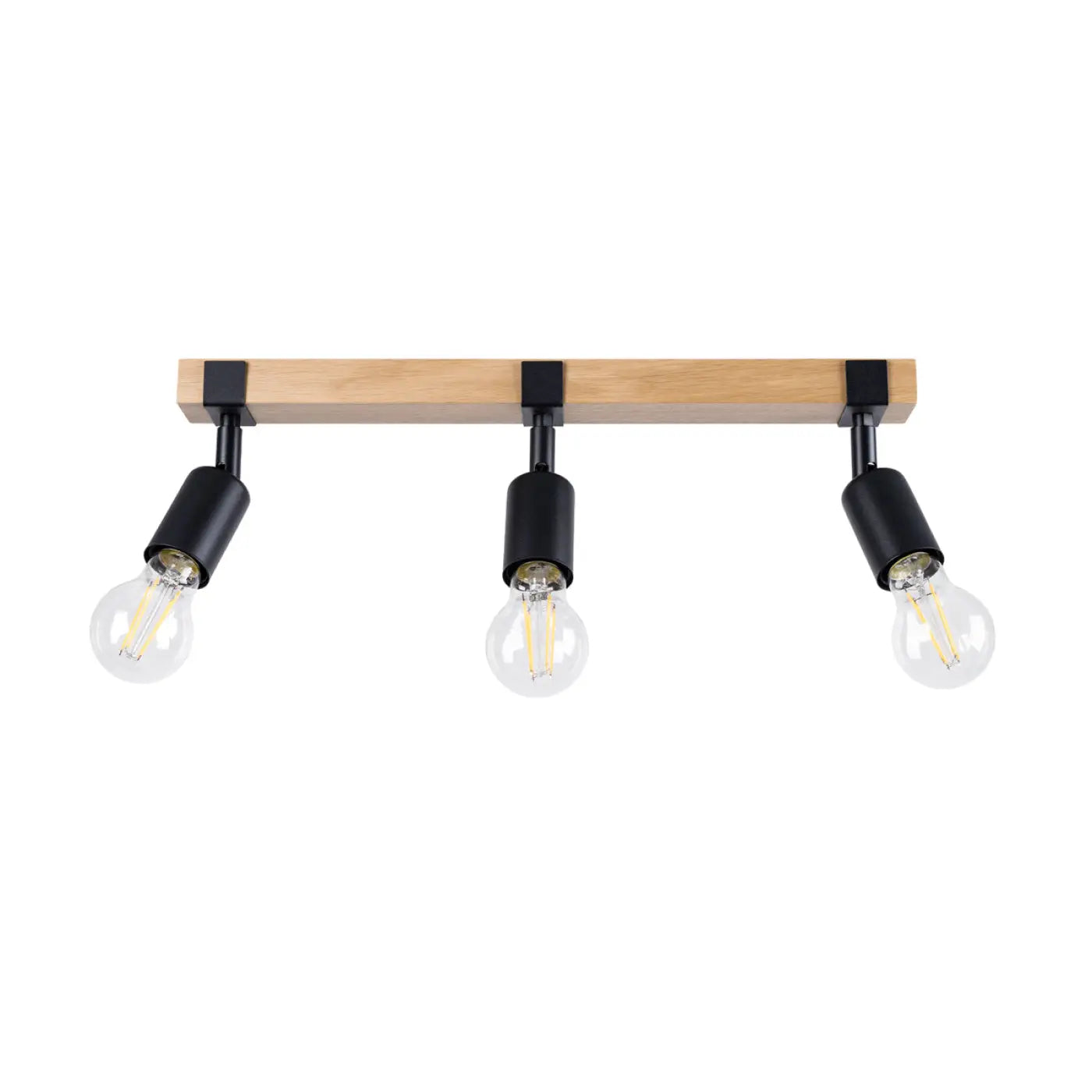 Luminaire Plafonnier en Bois - Zuca 3 (Noir)