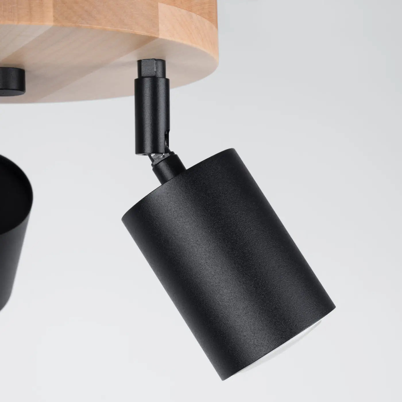Luminaire Plafonnier en Bois - Verdo 3P (Noir)