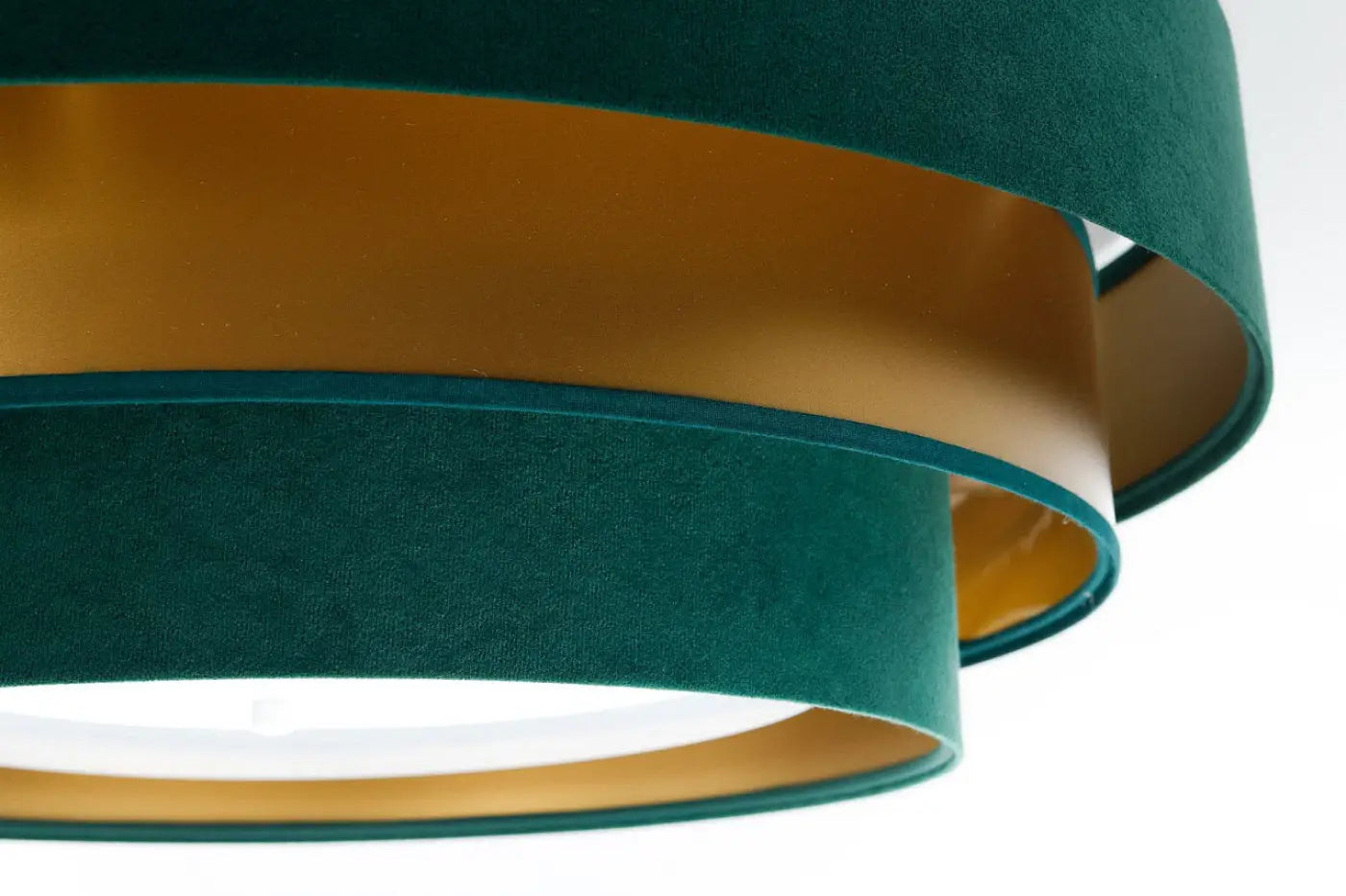 Luminaire Plafonnier Design - Triniti Elegant (Vert/Doré)