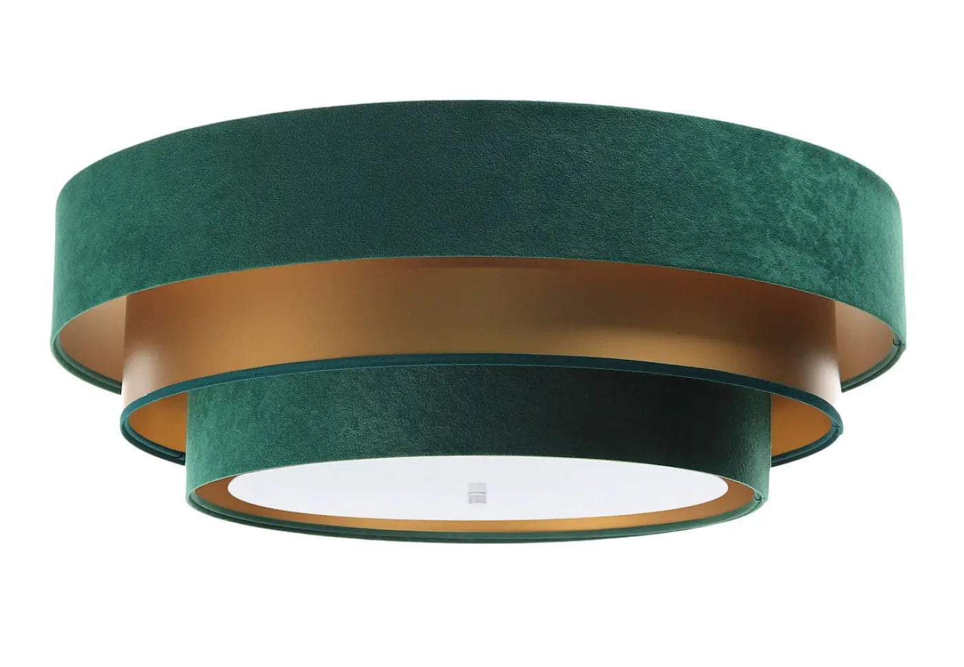 Luminaire Plafonnier Design - Triniti Elegant (Vert/Doré)