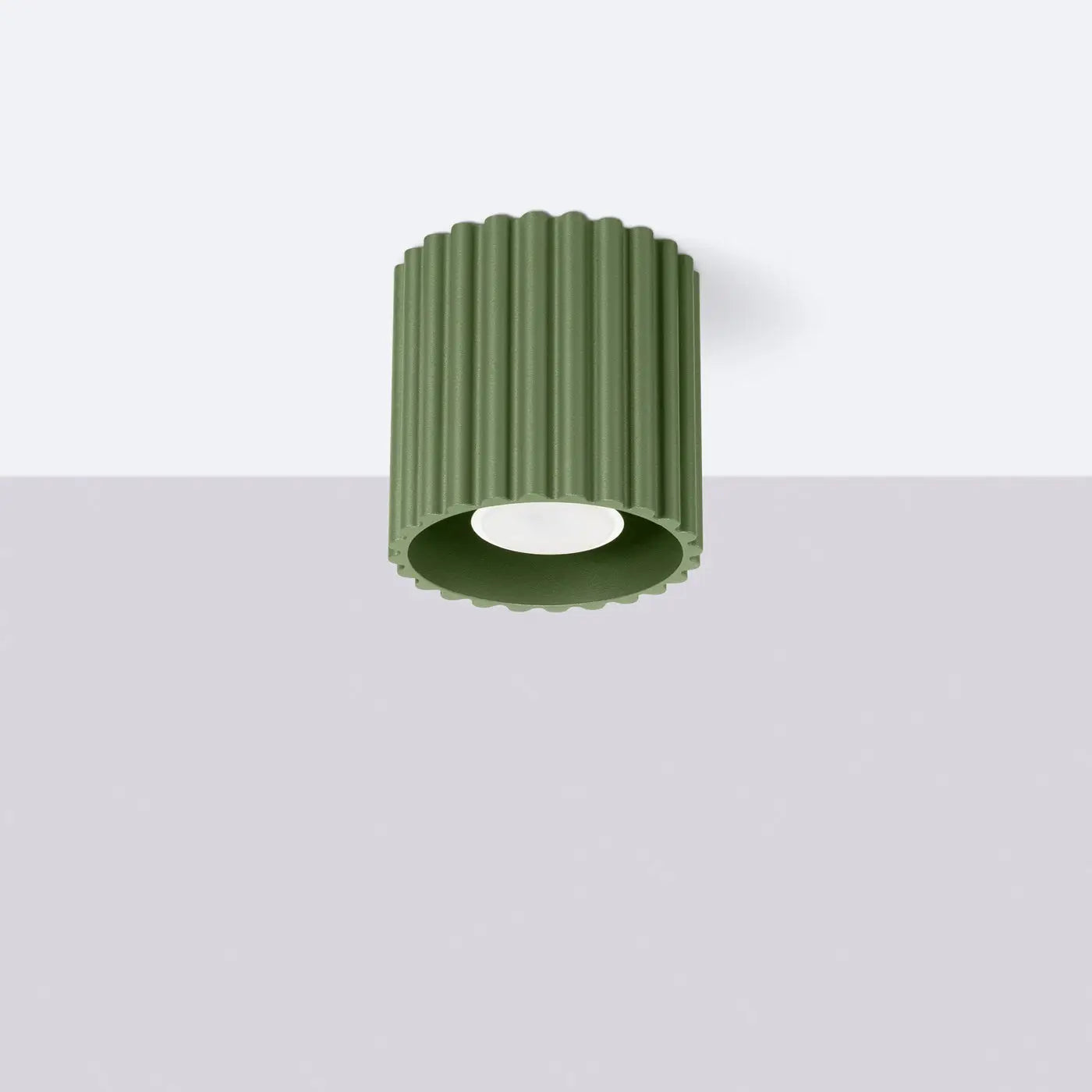 Luminaire Plafonnier Moderne - Aura 1 (Vert Olive)