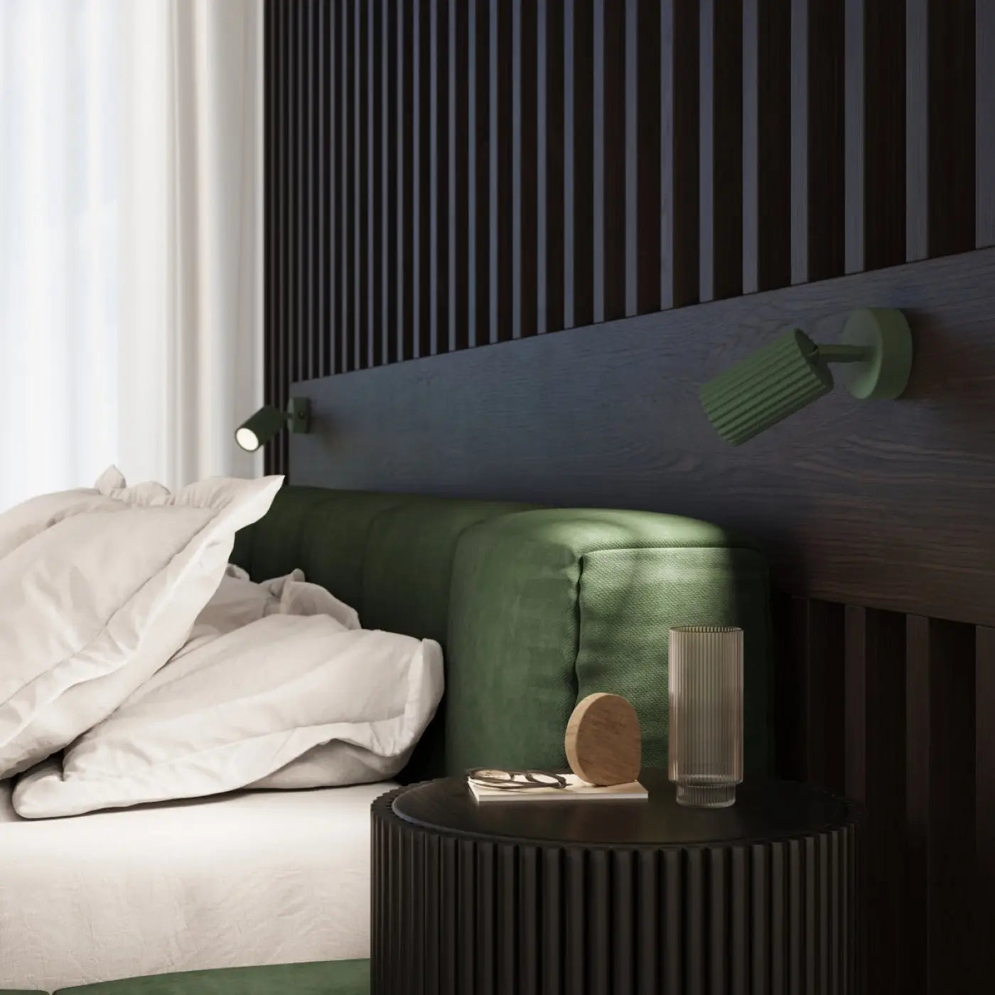 Luminaire Plafonnier - Karbon 20  (Vert Olive)