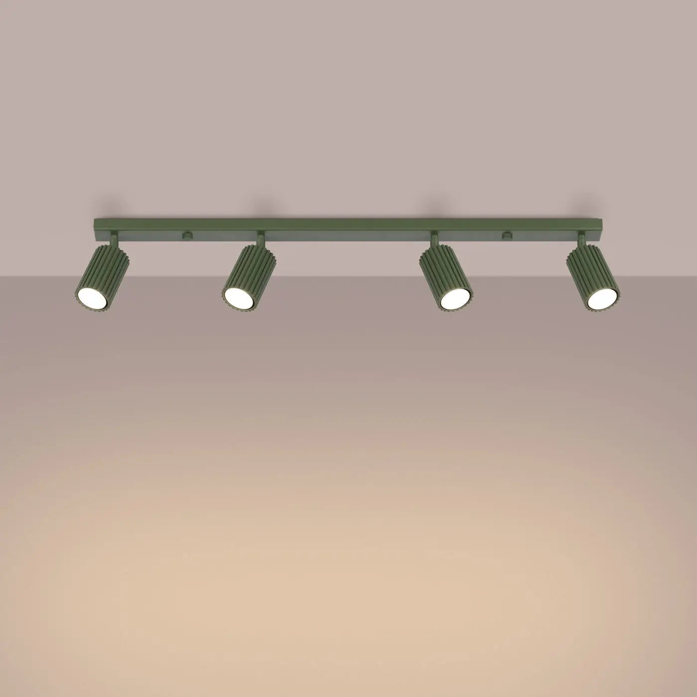 Luminaire Plafonnier - Karbon 4L (Vert Olive)