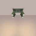 Luminaire Plafonnier Design - Karbon 4 (Vert Olive)