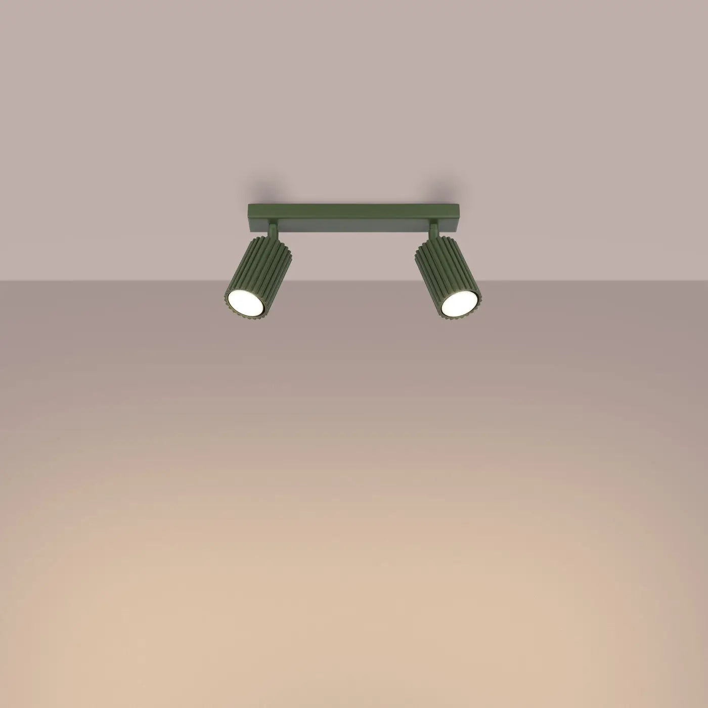 Luminaire Plafonnier - Karbon 2 (Vert Olive)