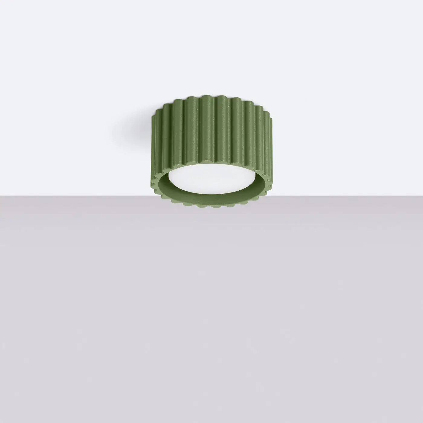 Luminaire Plafonnier Moderne - Aura 1 (Vert Olive)