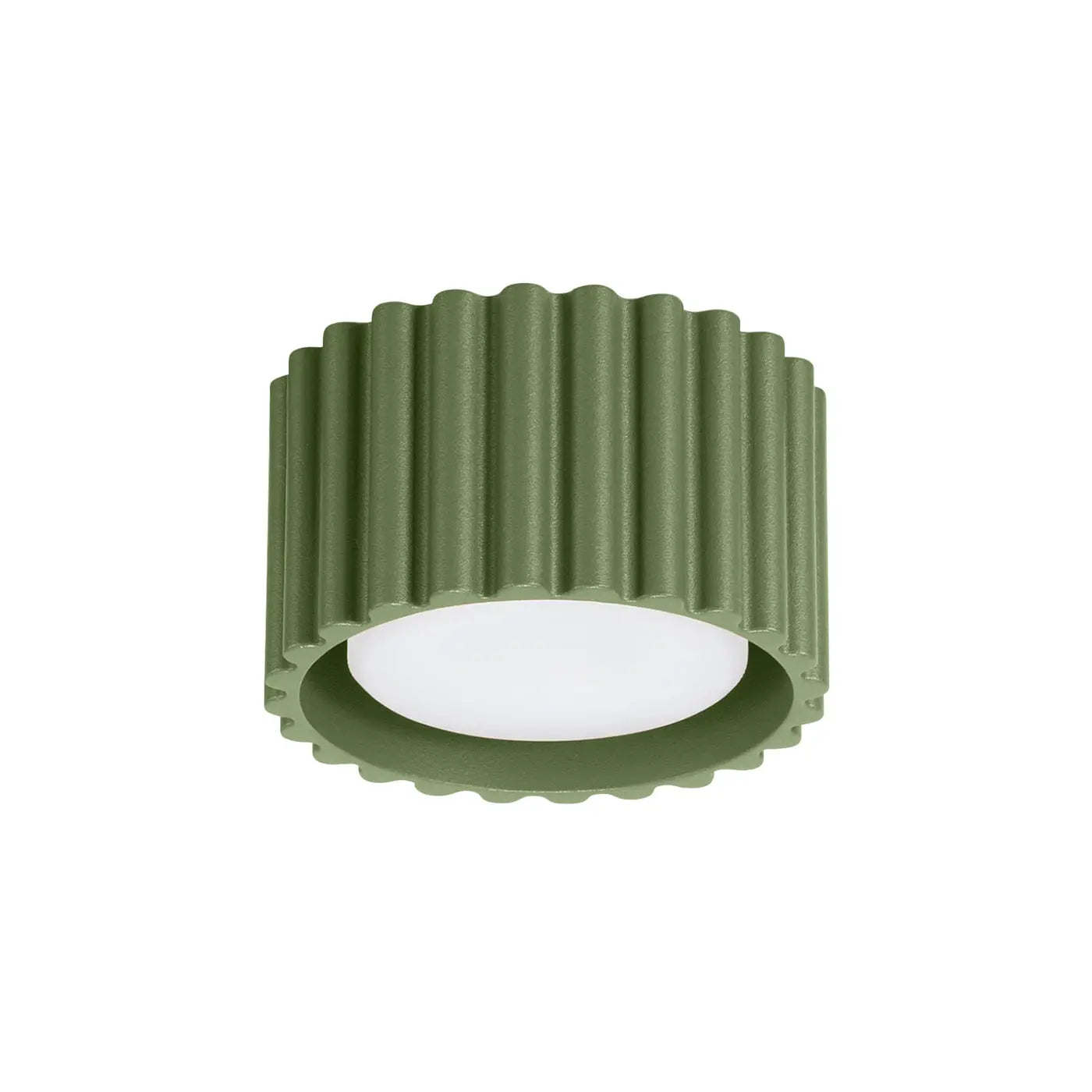 Luminaire Plafonnier Moderne - Aura 1 (Vert Olive)