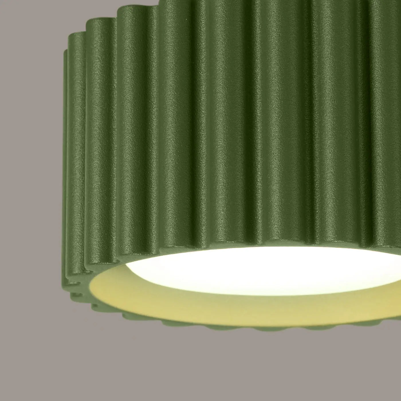 Luminaire Plafonnier Moderne - Aura 1 (Vert Olive)
