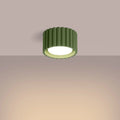 Luminaire Plafonnier Moderne - Aura 1 (Vert Olive)