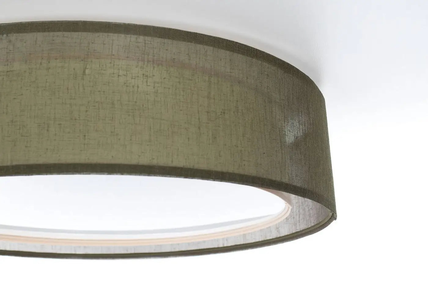 Luminaire Plafonnier Moderne en Tissu - Puro (Olive)