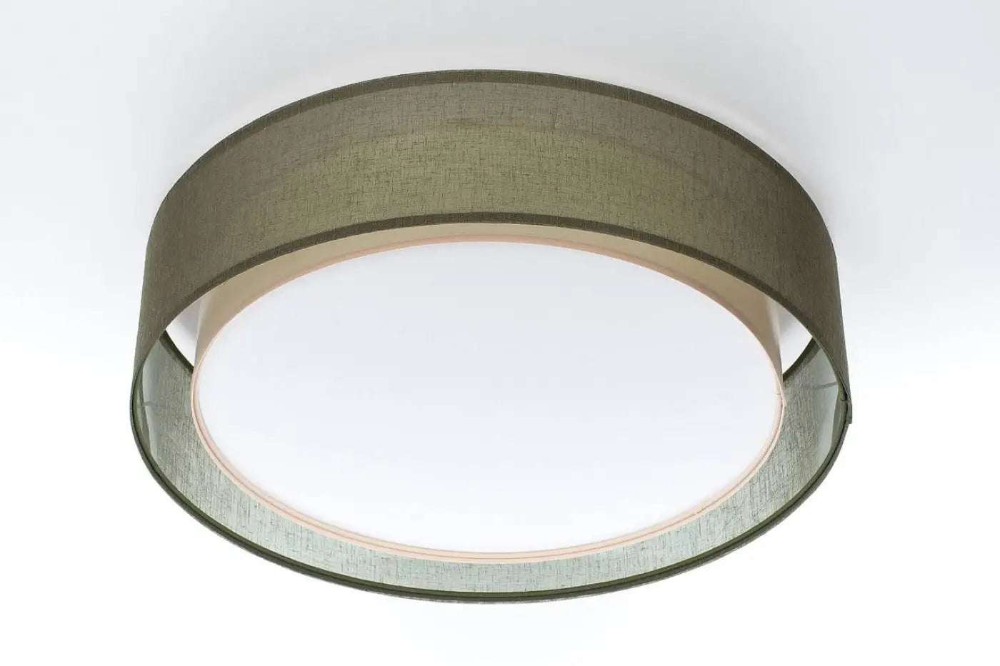 Luminaire Plafonnier Moderne en Tissu - Puro (Olive)