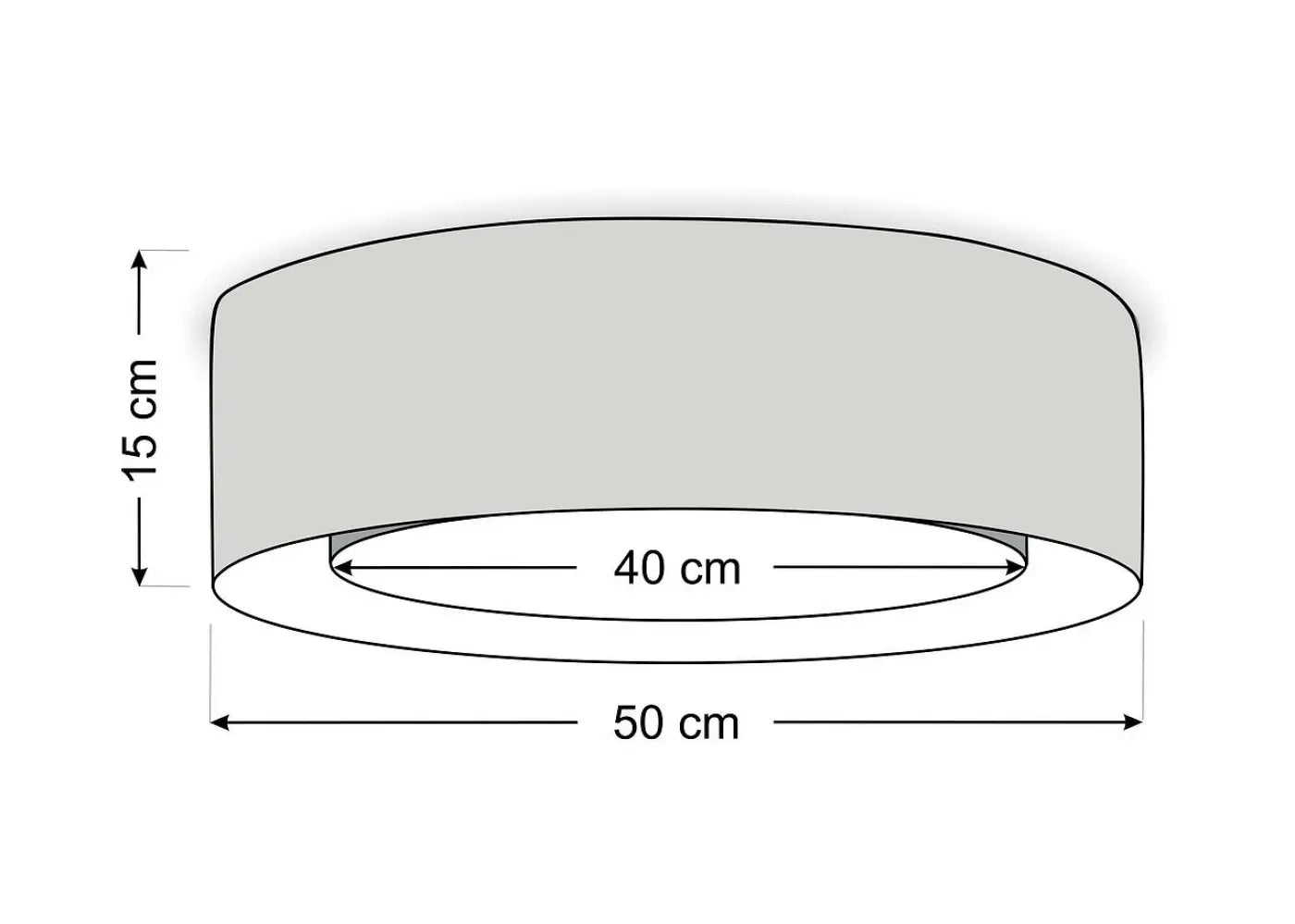 Luminaire Plafonnier Moderne en Tissu - Puro (Olive)