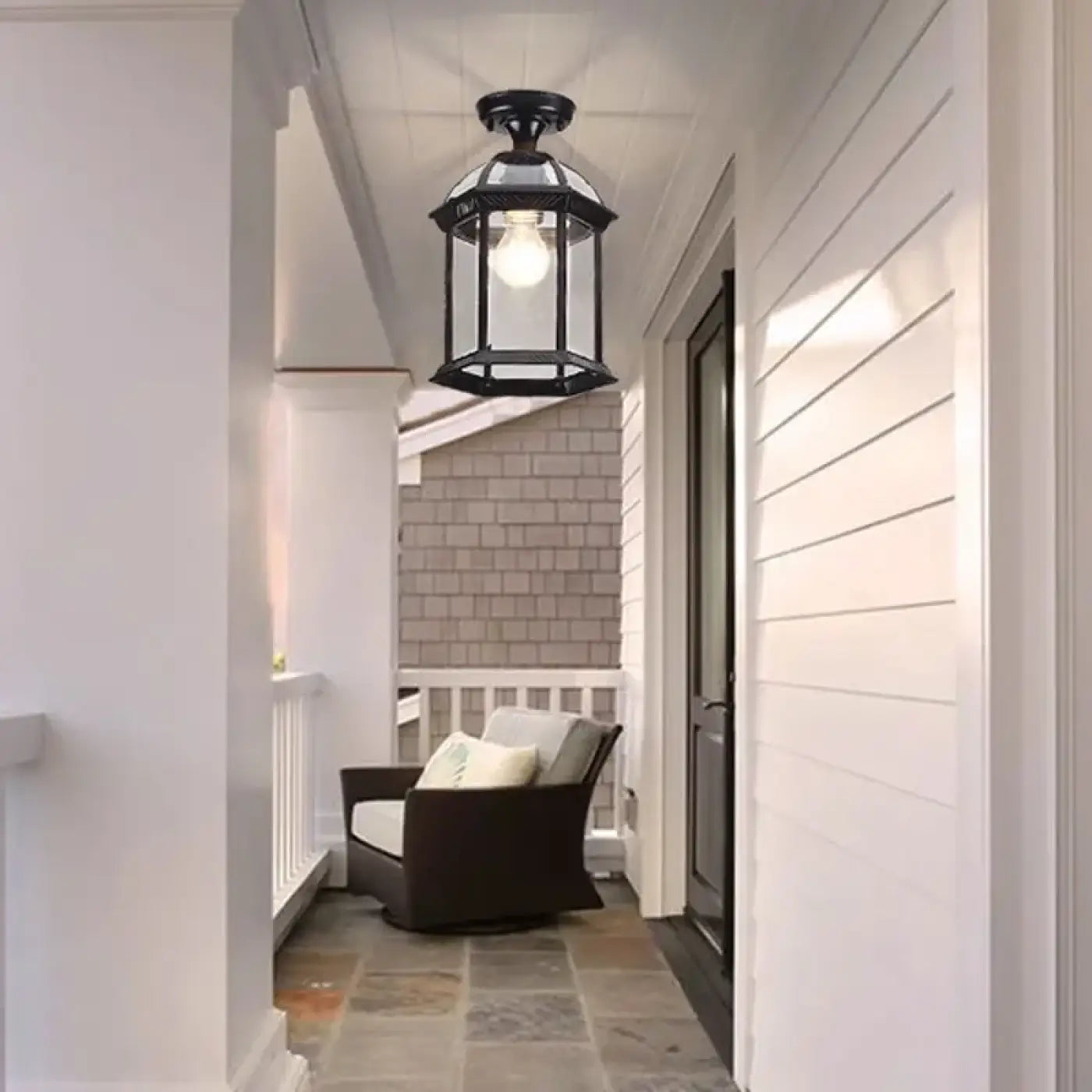 Luminaire Plafonnier Vintage en Metal - Kaguya