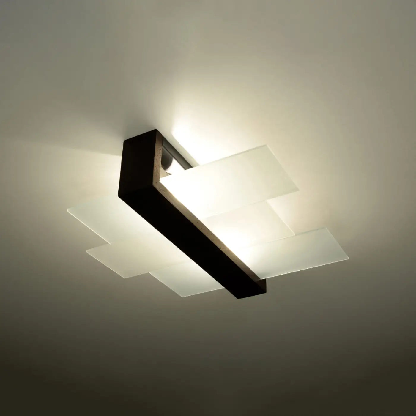 Luminaire Plafonnier Design en Bois - Feniks 2 (Wenge)