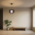 Suspension Luminaire Elegant - Twin (Noir)