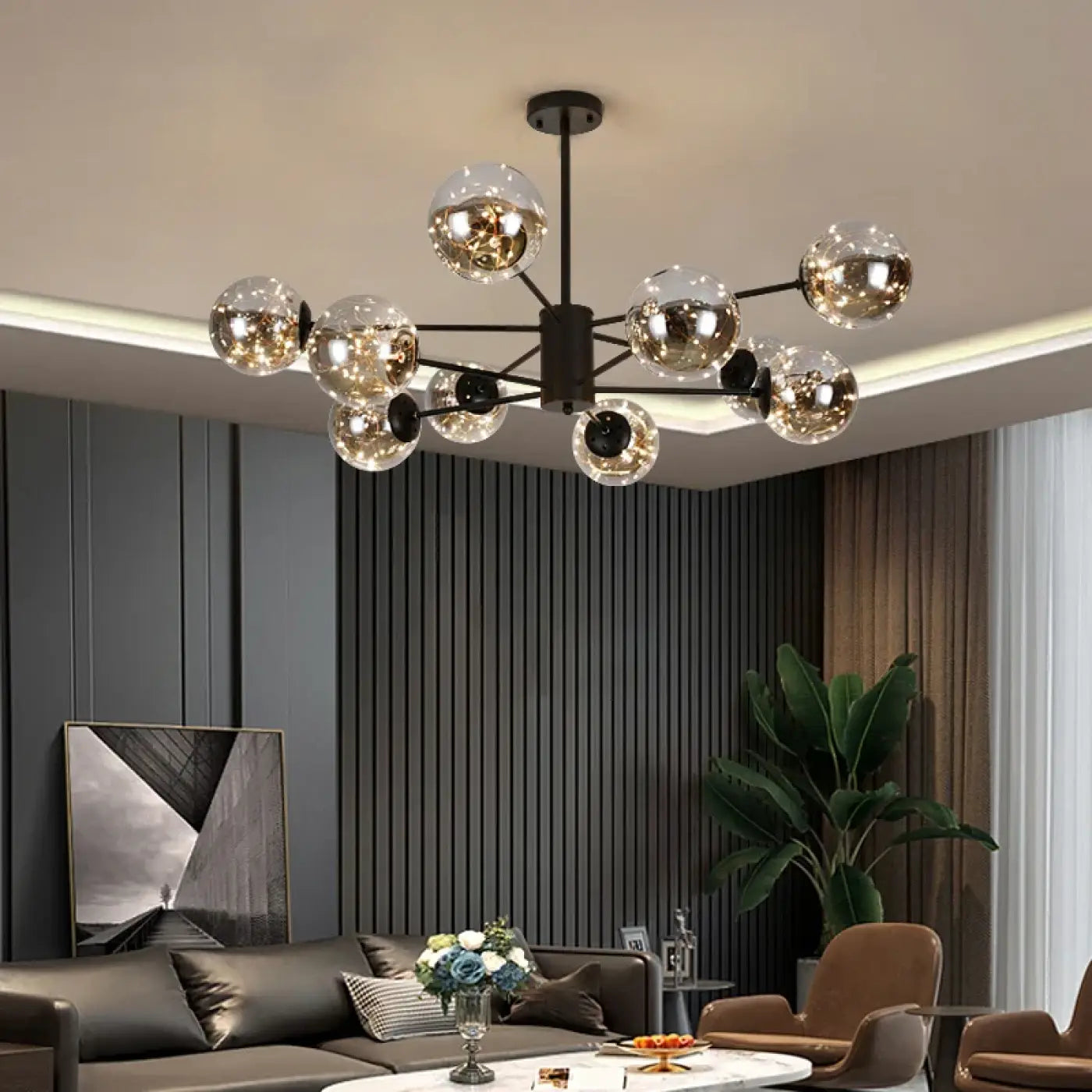 Suspension Luminaire Moderne en Verre - Andrel